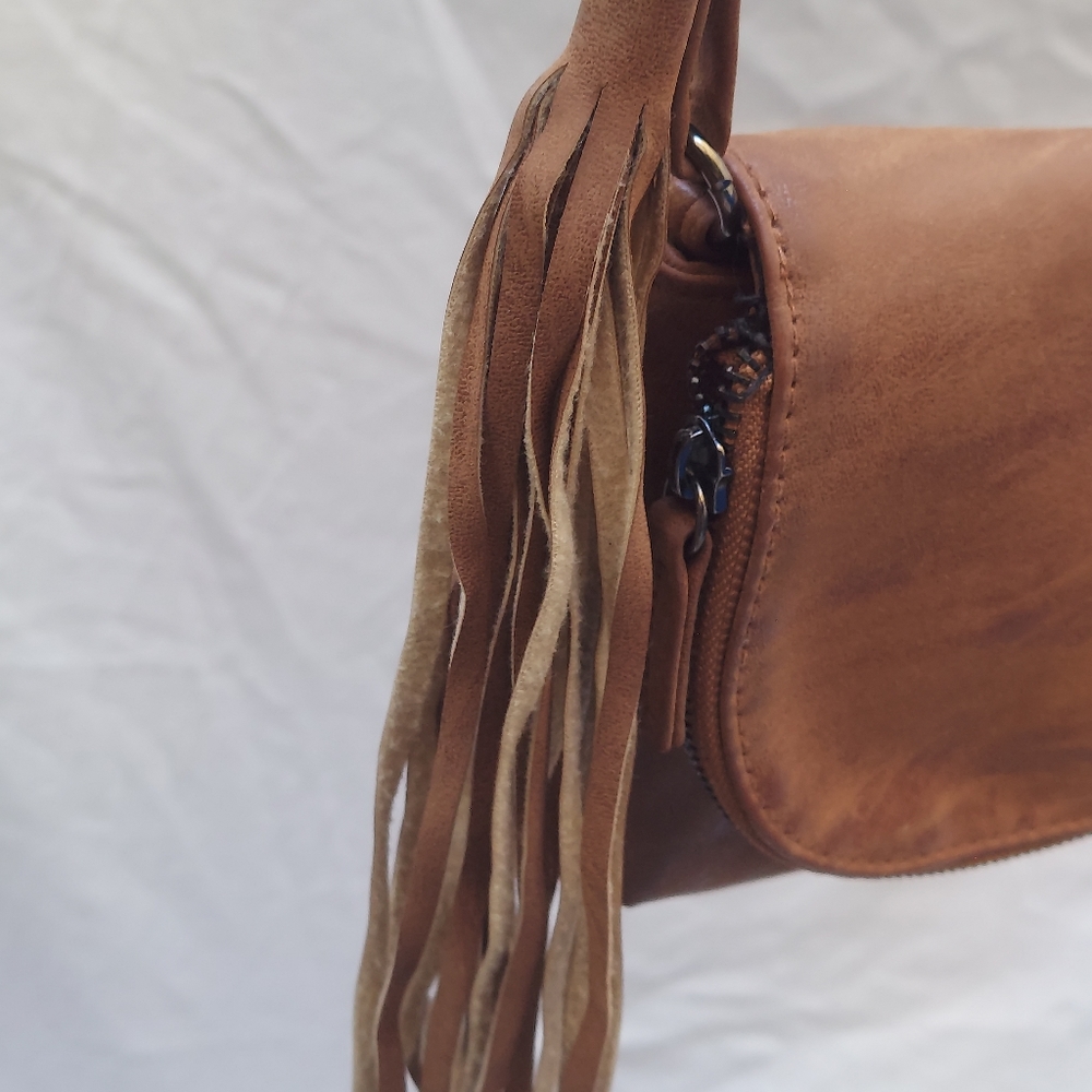 Fantasai Accessories Camel Crossbody Handbag - Picture 2 of 9